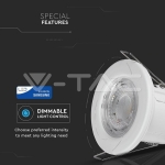 5W LED Луна Пожароустойчива Бяла 6400K