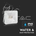 20W LED Брожектор Bluetooth Бяло Тяло RGB + W