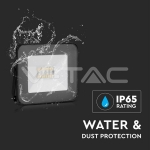 20W LED Брожектор Bluetooth Черно Тяло RGB + W