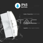 3W Евакуационна Табела Стена 12 Часа Зареждане 6400K IP65 1200 mah