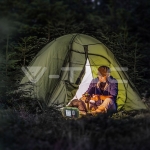 10W LED Прожектор SAMSUNG Чип Презаредим USB + SOS Функция IP44 6400K