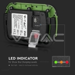 10W LED Прожектор SAMSUNG Чип Презаредим USB + SOS Функция IP44 6400K