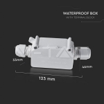 Разпределителна кутия IP65 Бяла