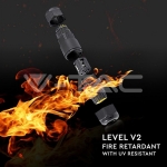 Влагозащитен конектор Черен 5-9мм IP68