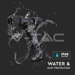 Влагозащитен Конектор Черен 3х8-12мм IP68