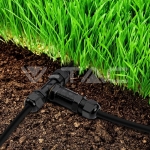 Влагозащитен Конектор Черен 3х8-12мм IP68