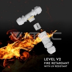 Влагозащитен Конектор Бял 3х8-12мм IP68