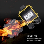 Влагозащитена Кутия Черна 3х8-12мм IP68