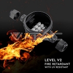 Влагозащитена Кутия Черна 3х5-9мм IP66