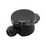 Влагозащитена Кутия Черна 3х5-9мм IP66