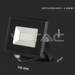 10W LED Прожектор E-Series Черно Тяло Зелен IP65
