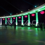 10W LED Прожектор E-Series Черно Тяло Зелен IP65