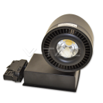 45W LED COB CRI>95 Прожектор Релсов Монтаж черно Тяло Бяла Светлина