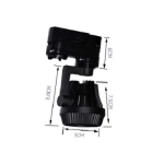 GU10 Тяло Релсов Монтаж 4 Линии Бяло Тяло