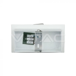 1 x GU10 Корпус Луна Релсов Монтаж Бял