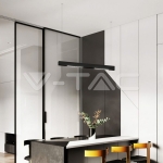 30W Магнитен Линеен Осветител 4000K Черен 24V