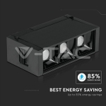 3*1W Магнитен Линеен Спот 3000K Черен 24V