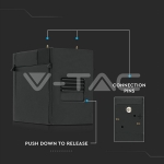 3*1W Магнитен Линеен Спот 3000K Черен 24V