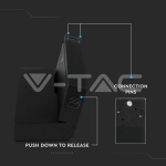10*2W Магнитен Линеен Спот Кардан 4000K Черен 24V