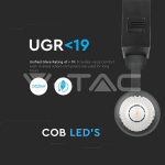 15W Магнитен Спот 4000K Черен 24V