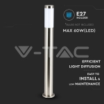 Градинска Лампа Неръждавейка Стомана IP65