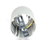 GU10 Корпус Кръг Бяло + Розово Злато