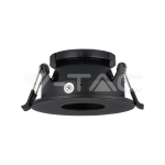 GU10 Отливка Кръг Черно + Черно