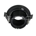 GU10 Отливка Кръг Черно + Черно