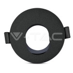 GU10 Отливка Кръг Черно + Черно