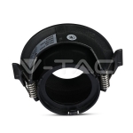 GU10 Отливка Кръг Черно + Черно