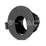 GU10 Отливка Кръг Черно + Черно