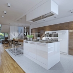 GU10 Корпус Квадрат Бяло + Хром