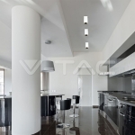 GU10 Корпус Квадрат Бяло + Зларо