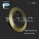 GU10 Корпус Луна Кръг Регулируема Злато