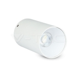 GU10 Корпус Кръг Бяло + Бяло