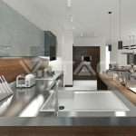 GU10 Корпус Кръг Бяло + Хром