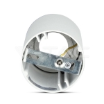 GU10 Корпус Кръг Бяло + Зларо