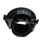 GU10 Корпус Луна Квадрат Черно + Черно