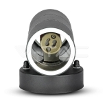 GU10 Тяло Стомана Черно IP44 Две Линии