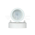 GU10 Тяло Стомана Бяло IP44 Две Линии