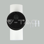 GU10 Тяло Стомана Бяло IP44 Две Линии