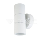 GU10 Тяло Стомана Бяло IP44 Две Линии