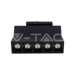 12W LED Линеен Релсов Монтаж SAMSUNG Чип Черен 5700К