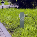 Двоен Градински Контакт IP44