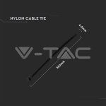 Кабелна Превръзка - 4.5 x 350мм Черна 100бр. Опаковка