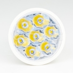 LED Крушка SAMSUNG Чип GU10 6W Пластик 10° 6400K