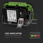 20W LED Прожектор SAMSUNG Чип Презаредим USB + SOS Функция IP44 4000K