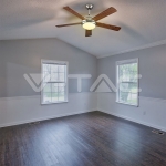 15W LED Тяло/Вентилатор Таван Дистанционно 3 в 1 5 Перки