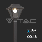 Градинска Лампа E27 950мм Черен