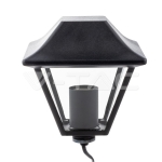 Градинска Лампа E27 950мм Черен